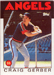 1986 Topps Baseball Cards      222     Craig Gerber